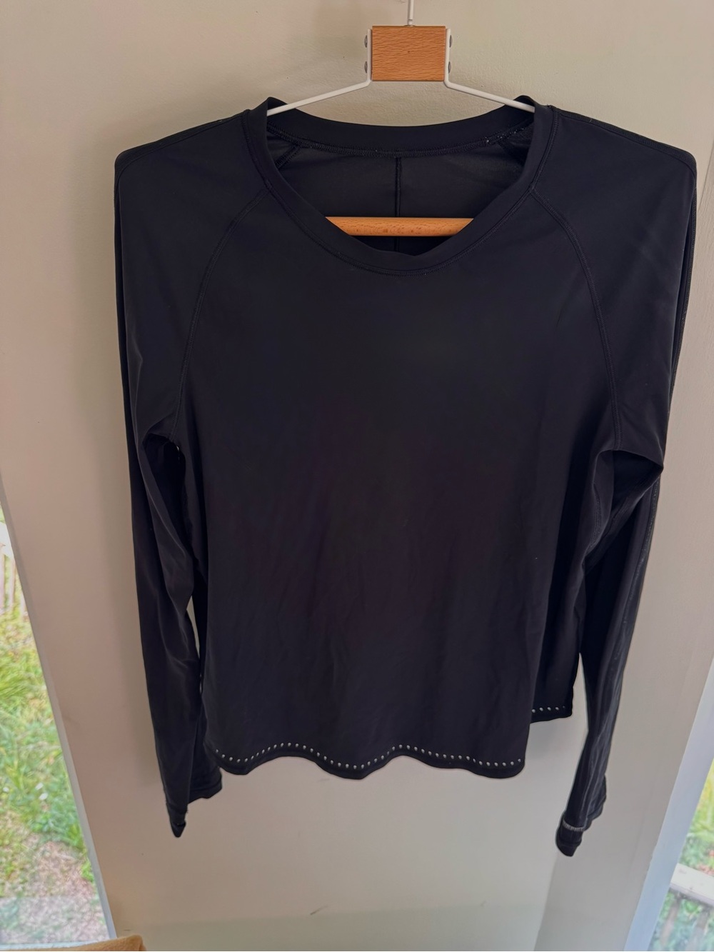 Lululemon Rise and Run Long Sleeve 4 Black